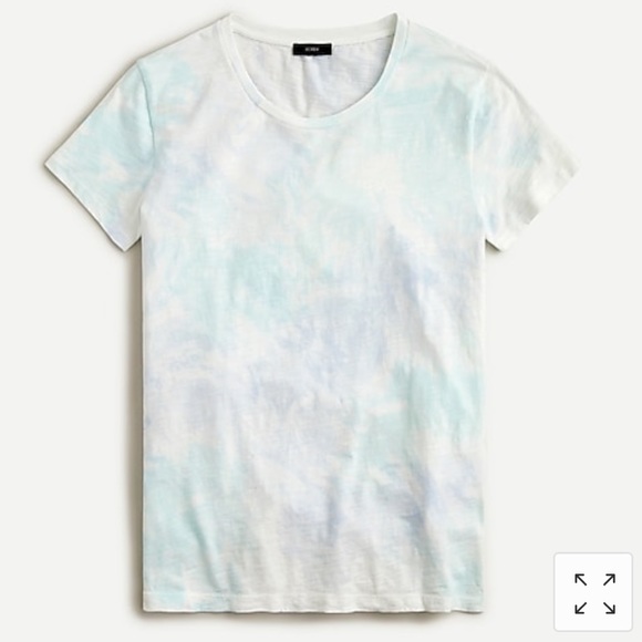 J. Crew Tops - NEW J. Crew Vintage cotton crewneck Tee tie-dye